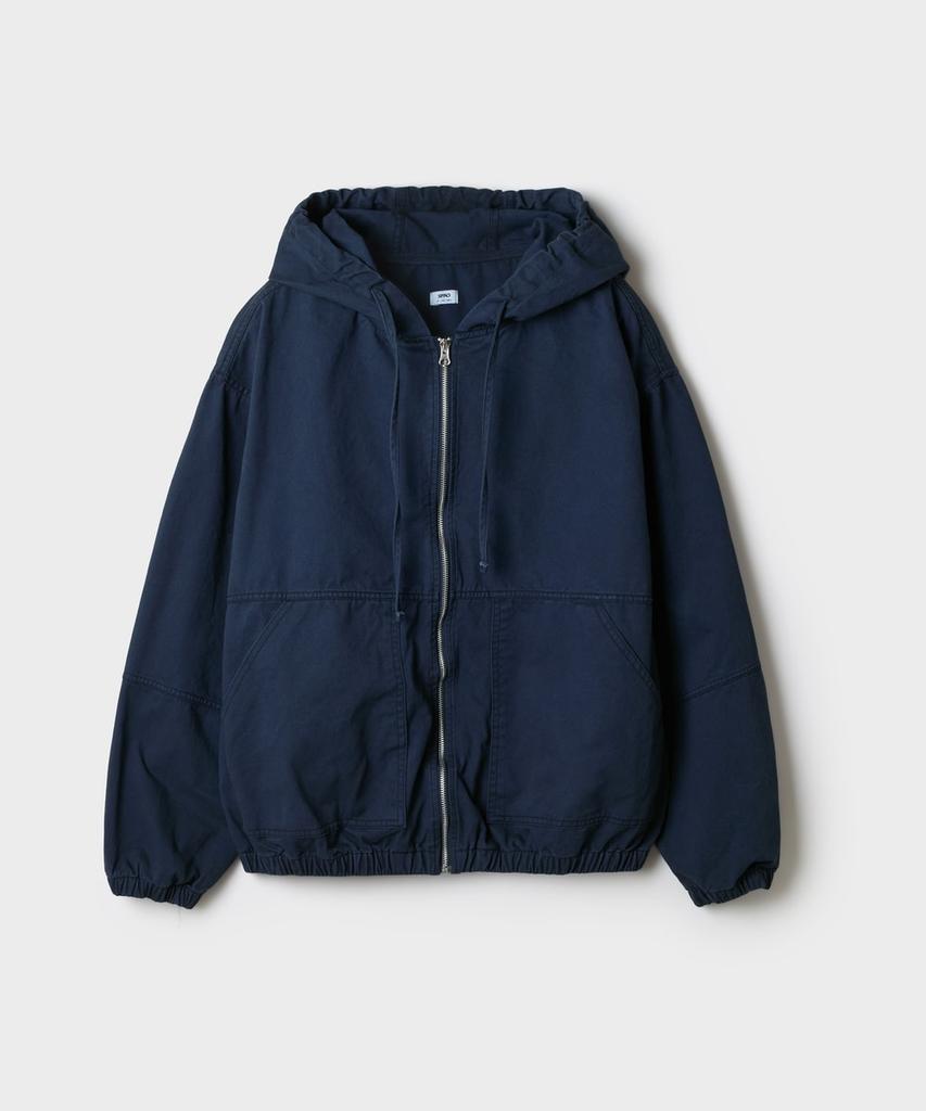 Spao (Qr) String Zip-Up Hoodie_Spjjg24C90