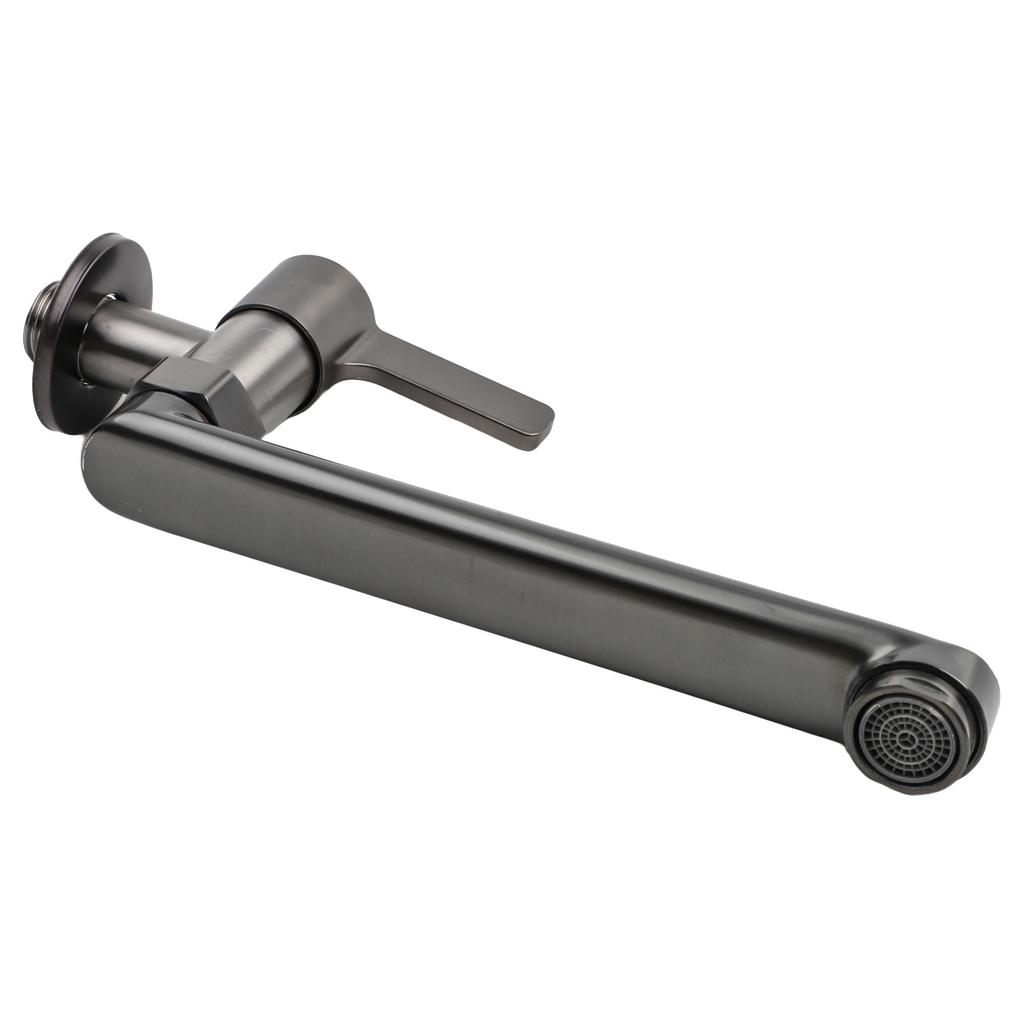 Extended Faucet Cold Kitchen Sink Faucet Kitchen Cleaning 304 Stainless Steel Cleaning Tap Easy Operation Flexible Rotation