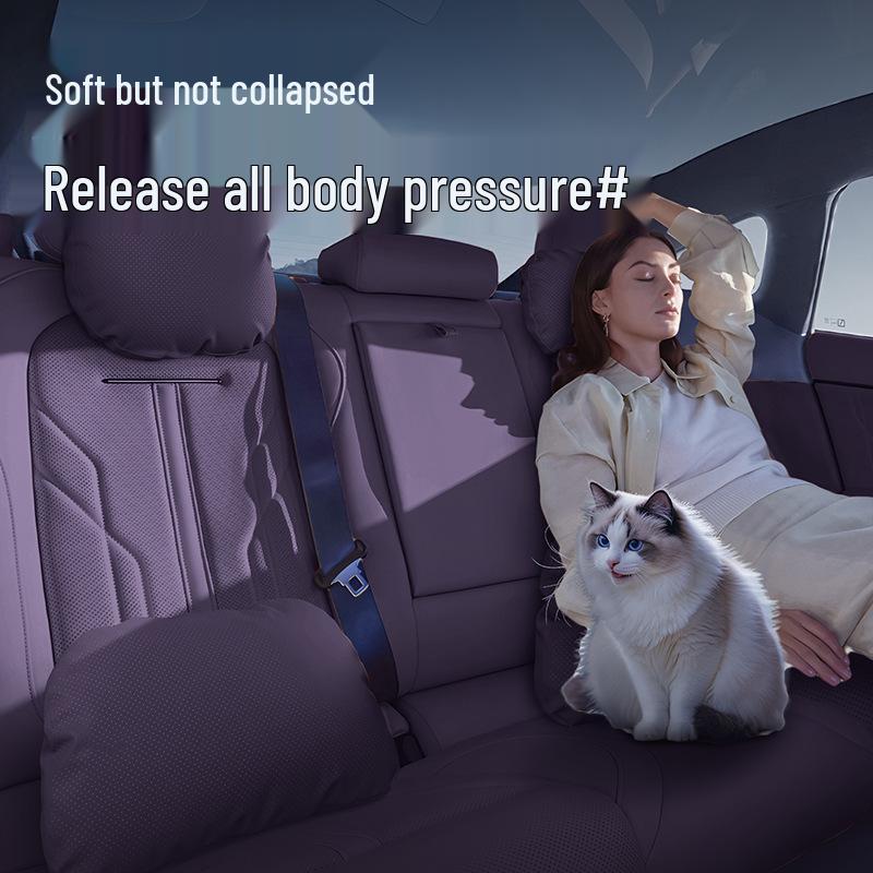 Essential Car Interior Accessories Set for Zero Run Lafa5: Headrest & Lumbar Support with Neck & Waist Protection