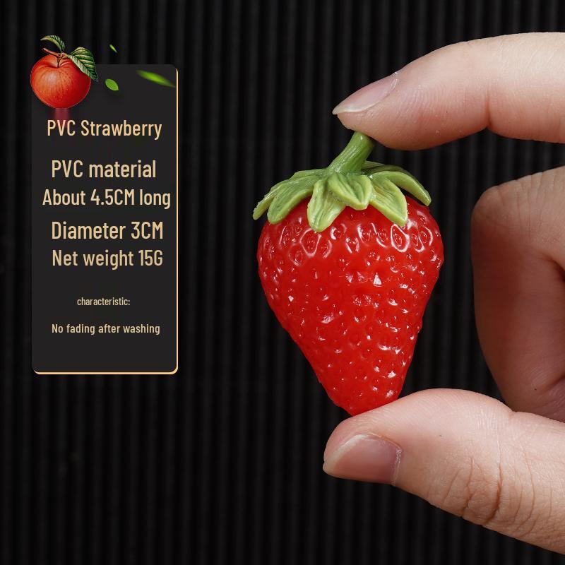 Plastic Apple Fruit and Vegetable Teaching Aid Prop Figurine for Early Education Display