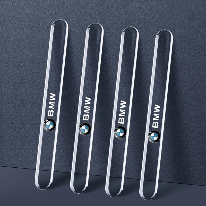 4PCS Car Door Anti-collision Protector Bumper Strip Sticker For BMW E90 E60 E46 E93 F20 F21 F30 F31 F32 F33 F34 F15 F10 F01 F11