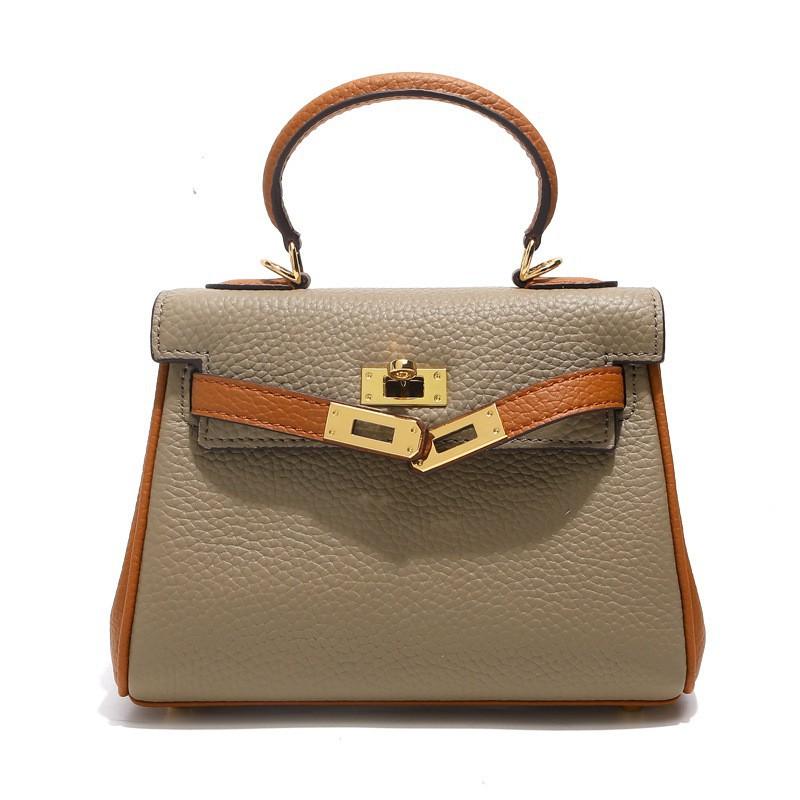 Togo erste Schicht Rindsleder leichter Luxus Leder Damen Tasche hohe Haptik Tasche Schulter Umhängetasche Handtasche Tasche