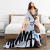 Spanish Singer Cute Aitanaed Album Flannel Blankets  Soft Throw Blanket for Couch Bed Travel Pattern Bedspread Sofa Bed Cover
