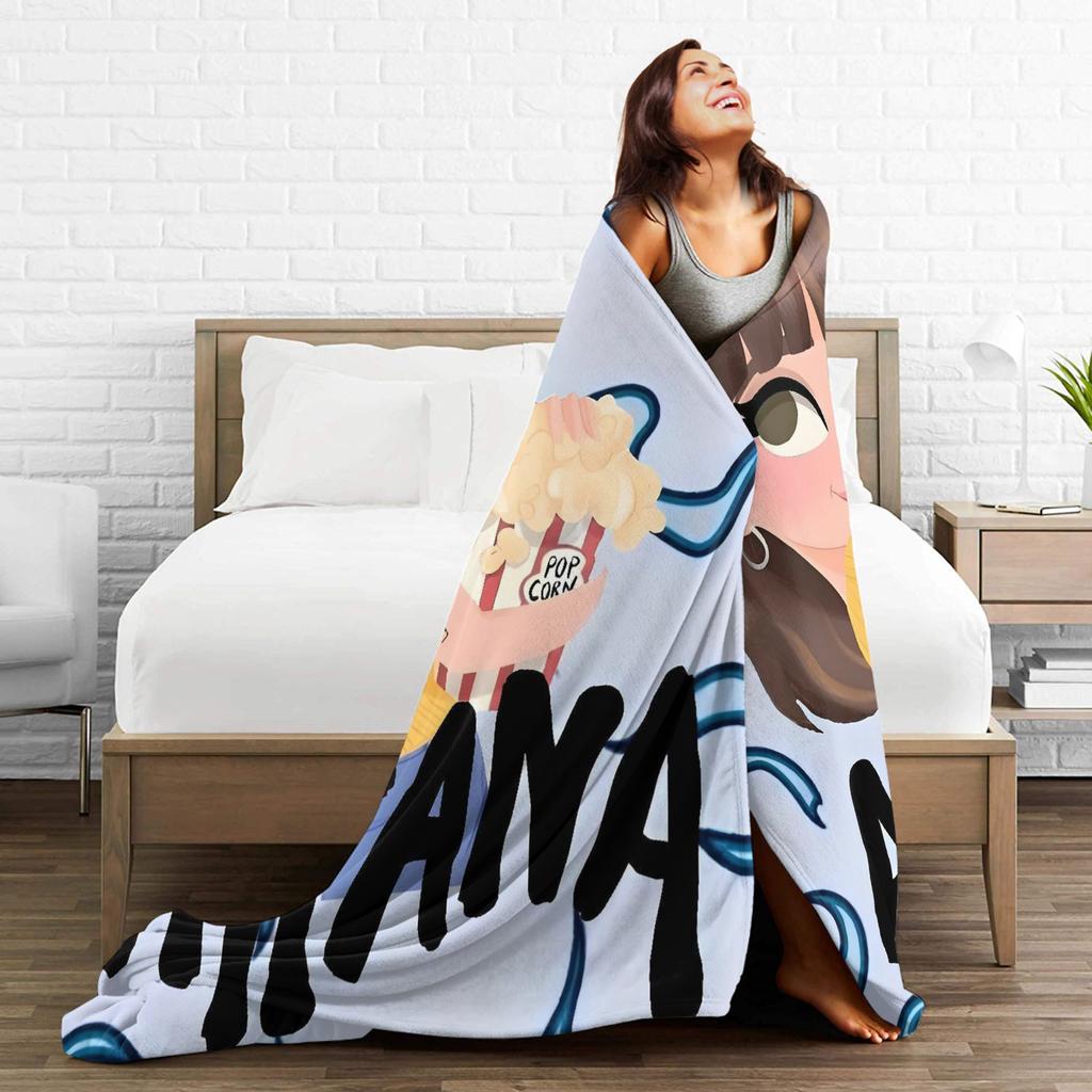 Spanish Singer Cute Aitanaed Album Flannel Blankets Soft Throw Blanket for Couch Bed Travel Pattern Bedspread Sofa Bed Cover