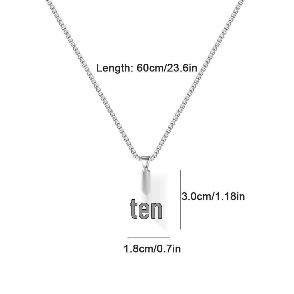 Elegant Grand Fade-Resistant 2.5 Square Pearl Stainless Steel Cross Necklace with Hand-Polished Mirror Finish