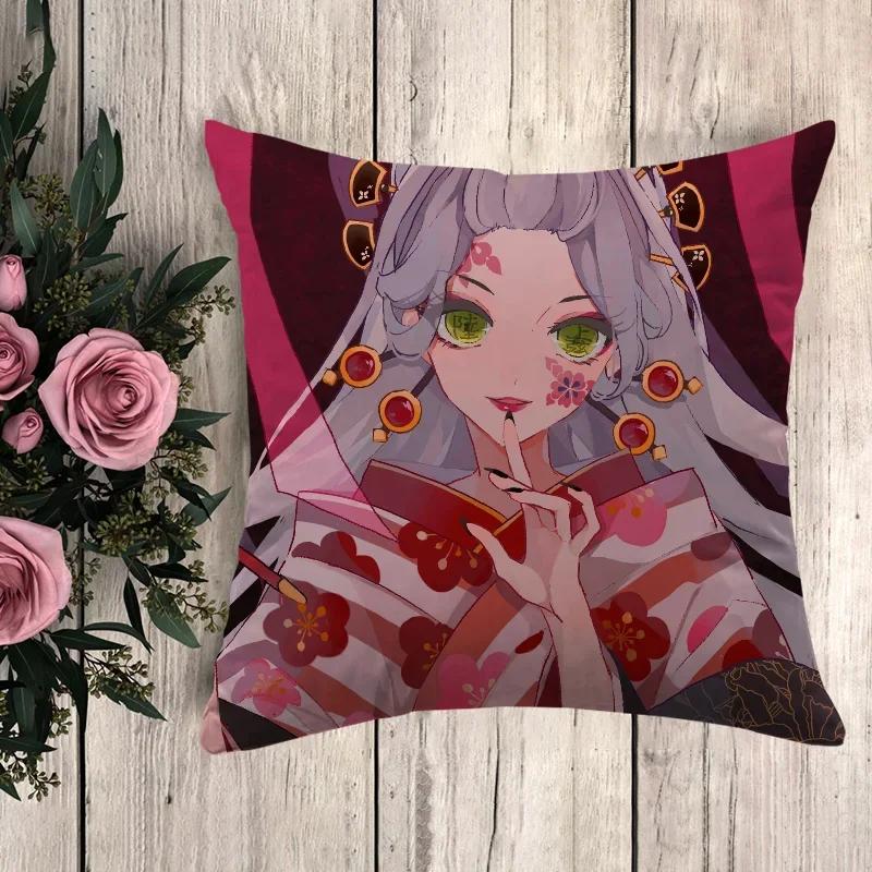 Pillow Demon Slayer Decorative Pillows for Sofa Pillowcase Decor  Cushion Cover X Car Decoration Pillowcases  Fall