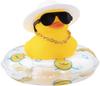 Car Rubber Duck Dashboard Yellow Duck Decoration For Car Dashboard Decorations Duck Toy With Swim Ring