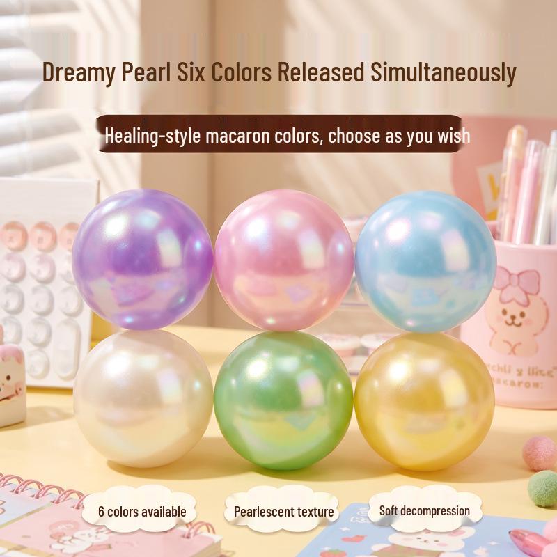 Aurora Pearlescent Slow-Rebound Stress Relief Squeeze Ball