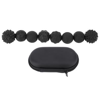 8Pcs Sensory Magnetic Balls High Elasticity Vibrant Colors Textured Fidget Toy Finger Toy Black