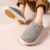 Cotton Slippers Men's Autumn and Winter Indoor Home New Thick Bottom Non-slip Plush Warm Bag Head Slippers Women's