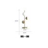 Modern Minimalist Floor Lamp with Round Ball Design