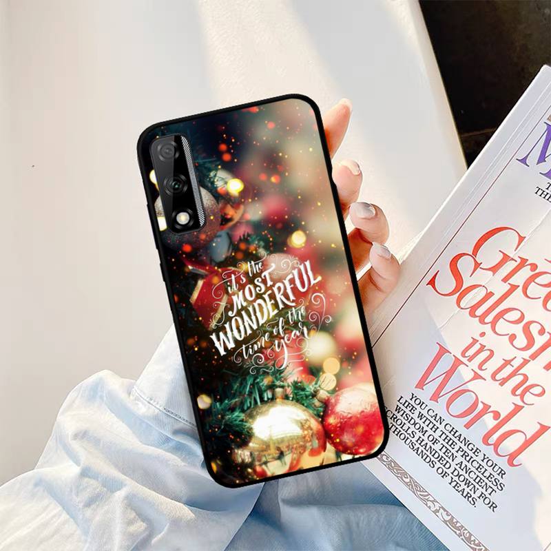 

Новогодний рождественский чехол для телефона Huawei Y9 Y8 Y6 Prime Y7 Pro Y8s Y5 Mate 20 Pro 10 lite Cover Huawei Mate20Pro