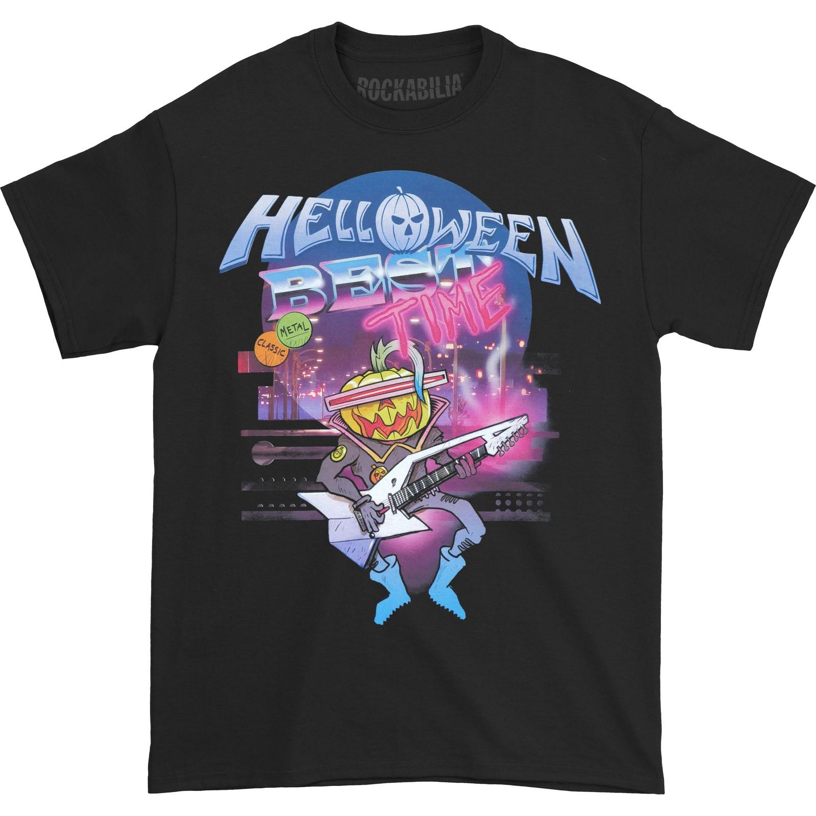 Mens Helloween Best Time T-shirt XXX-Large Black XL