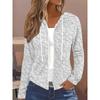 Spring and Autumn casual style Floral Pattern Print Design White women's casual jacket