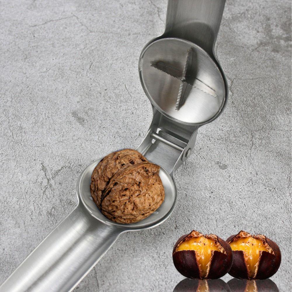 Stainless Steel Manual Walnut Pliers Quick Clip Chestnut Clip Nut Cracker Sheller  Shelling Tools