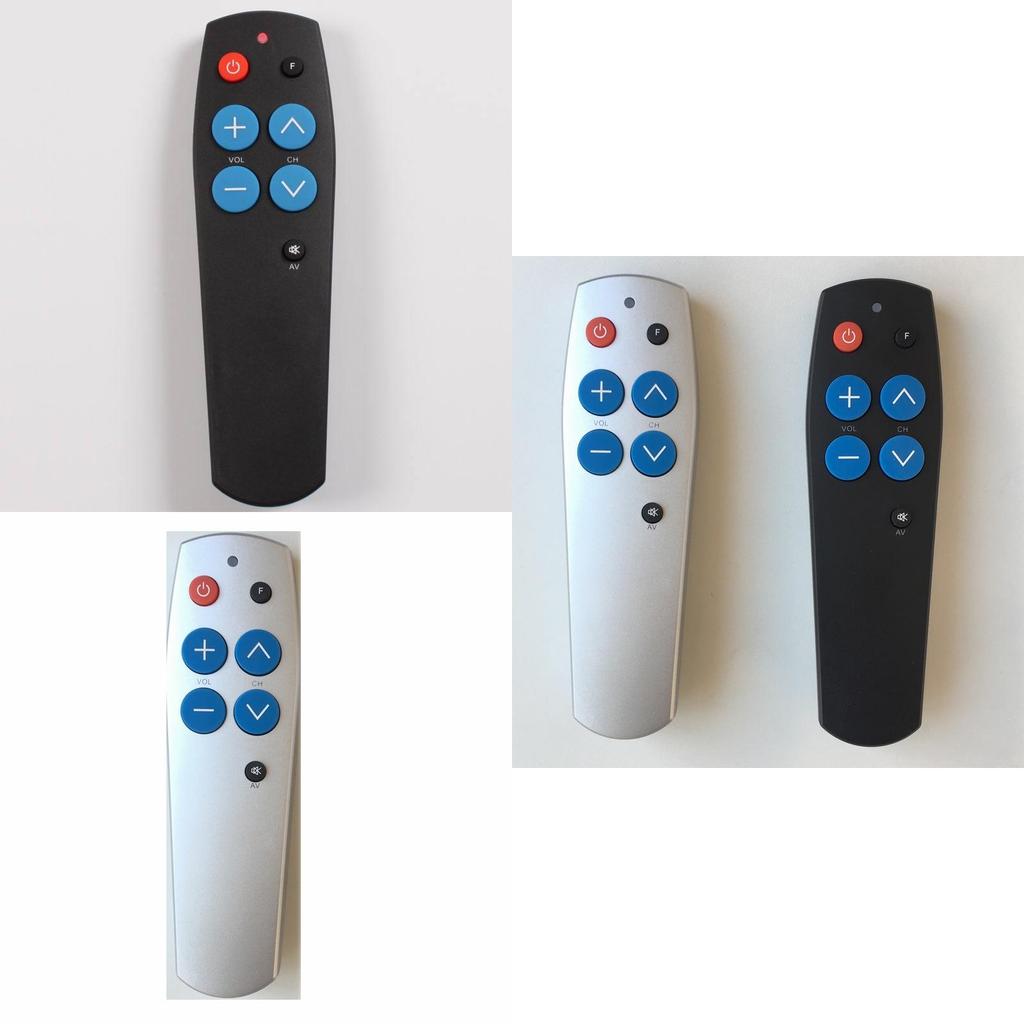 Convenient Universal Learn Remote Control For Tv Stb Dvd Box Dvb In Black And Silver