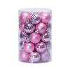 34PCS Christmas Ball Ornament Shatterproof Christmas Ornament Tree Ball 40mm Red