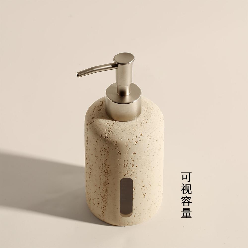 New Lotion Press Dispensing Bottle Bathroom Shampoo Empty Bottle Soap Dispenser Diffuser Case Toothpick Box Bathroom Accessories