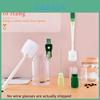 Stainless Steel Five In One Cup Brush With Long Handle For Bottles And Mugs