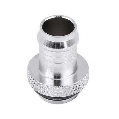 Raccordo G14" a Barb 38" Tubo Morbido Cromato per Raffreddamento a Liquido PC