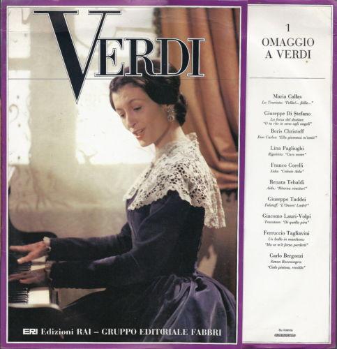 

Виниловая пластинка ДЖУЗЕППЕ ВЕРДИ Omaggio A Verdi 375337PROMO ERI Edizioni RA 1982 Италия Классическая Б/у