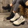 Moda Damska 2024 Nowy Wiosenny Zimowy Trend Outdoorowe Wygodne Buty Kobiety Casualowe Projektanckie Modne Sznurowane Outdoorowe Buty Buty dla Kobiet