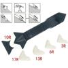 10pcs 5in1 Scraper Scraper Glue Artifact Glass Glue Shovel Glue Seam Tools Scraper Scraper Multi-Function Spatula Glue Cleaning Sealin