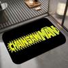 Anime C-Chainsaw Man Floor Mat Diatomite Bath Mat, Quick Dry Absorbent Non-Slip Door Mat
