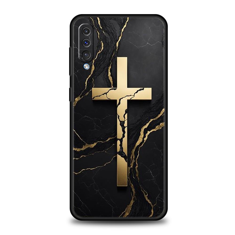 

Phone Case for Samsung Galaxy A56 A36 A26 A06 A16 A24 A36 A54 A14 A42 A22 A20 A12 A10 5G Soft TPU Cross Pattern Element Design Samsung A70