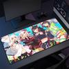 Anime Locking Edge Mousepad Computer Keyboard Mat Hololive Large Gaming Mouse Pad XXL Nakiri Ayame Mouse Mat Gamer Keyboard Pads
