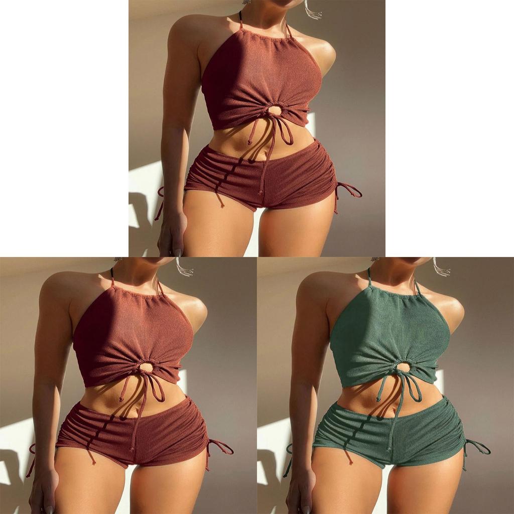 Nylon Bikini Swimsuit For Women With Padded Top And Classic Cut For Beach And Water Sports