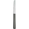 Set of Dessert Knives Alessi Santiago, Black, 6 Pcs (DC05/6B)