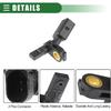 Motoforti Front Left ABS Speed Sensor,for Volkswagen Alltrack 2017-2019, ABS, No.WHT003861, Black