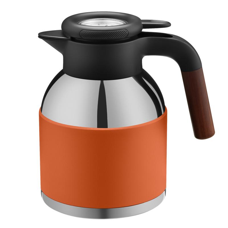 

Чайник для заваривания чая из нержавеющей стали 1,8 л, с термоизоляцией, для старого чая, домашний чайный сервиз, чайник 304 1.8L