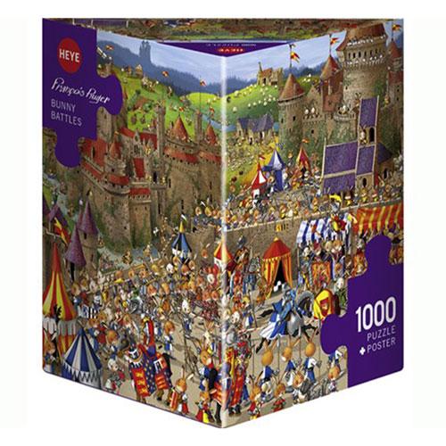 

Heye Ruyer Треугольная головоломка 1000 шт. (Битвы кроликов)