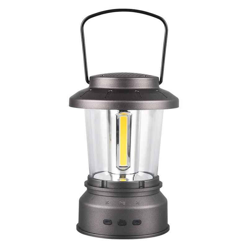 Retro Camping Lantern with Bluetooth Speaker