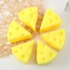 Cheese Triangle Soft Rubber Toy – Realistic Food – Children’s Office – Cute Stress-Relief Toy 