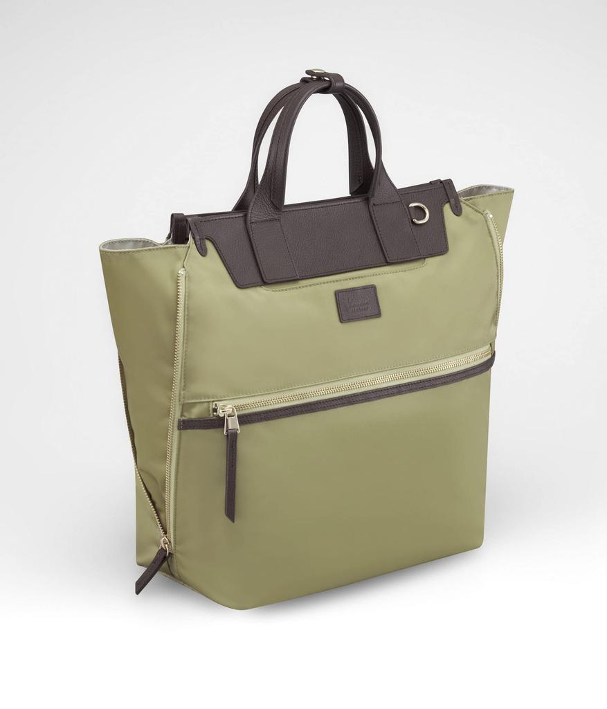 backpack bag made from recycled A4 size expandable with simple bottle back sand beige [Kanana Project] 2-way [PJ-14] "Ethical materials" compatible,