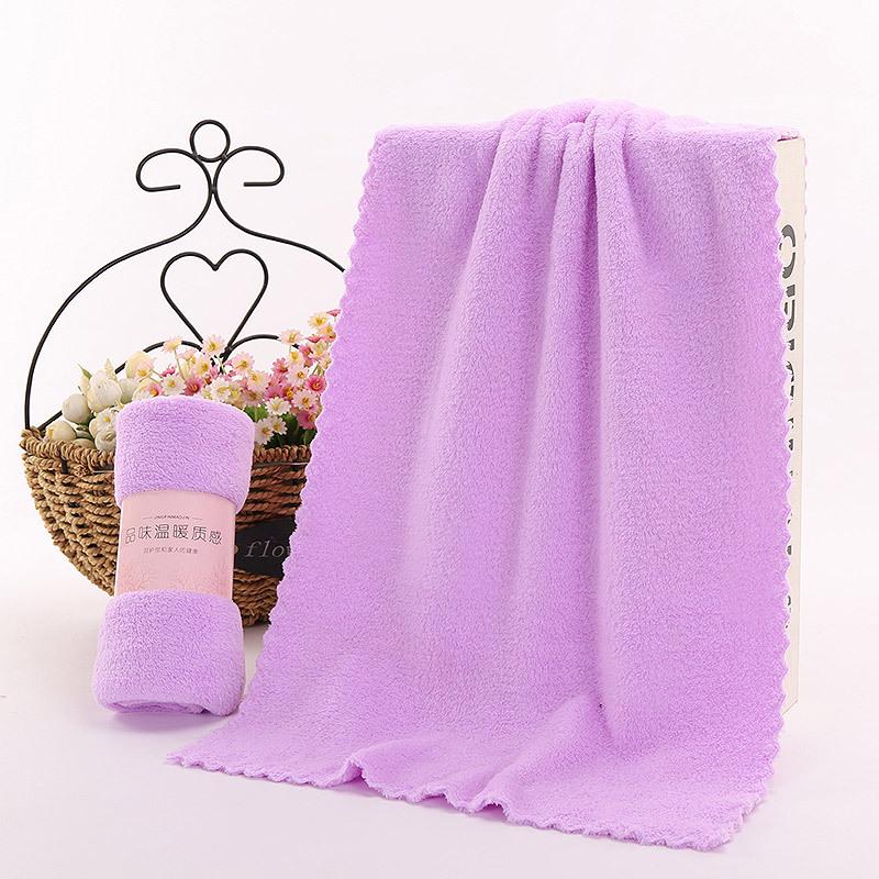 

High-Density Warp-Knitted Coral Fleece Bath Towels Set – Soft, Thick, Water-Absorbent, Quick-Drying. Towel 35*75