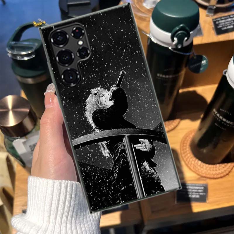 Mylene Farmer Cases Phone Case for Samsung Galaxy S26 Ultra S25 Edge S24 S23 FE S21 Plus S20 S22 S10 Cover TPU Capa Shell Shockp
