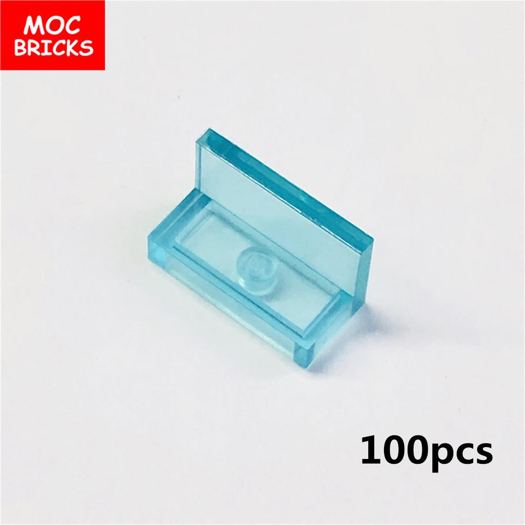 MOC Blocks Trans Lights Blue Brick 1x1 1x2 1x4x6 1x5x6 Ice Cave Ocean Water River House Construction Block Accessories Children's Toy