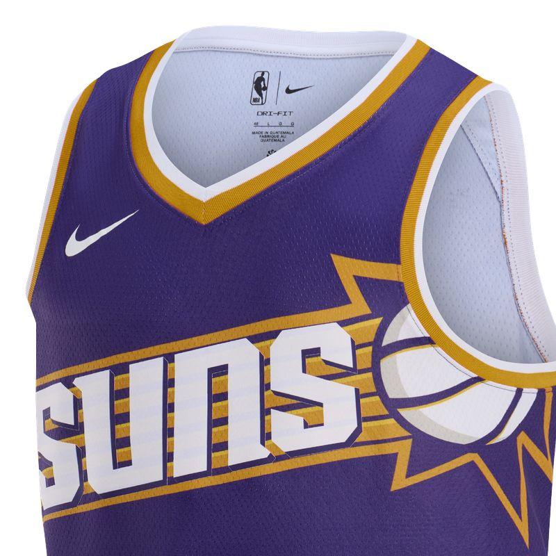Nike NBA Phoenix Suns Breathable Quick-Dry Lightweight Sleeveless Basketball Jersey Men Tops New-Orchid-Purple White DV4860-566