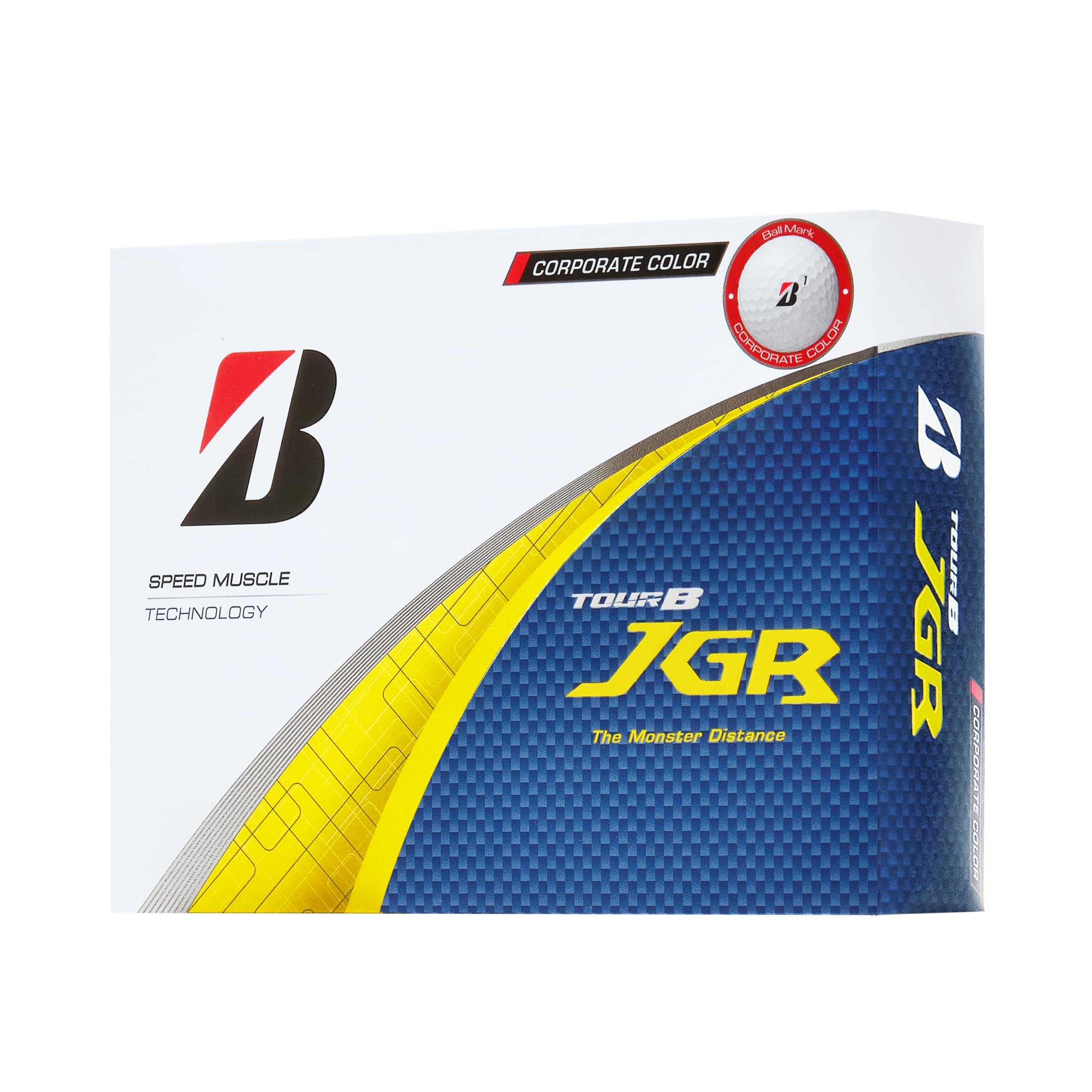 

BRIDGESTONE TOUR B JGR Golf 2025 Pack of Corporate J5CX Balls, Model, 12, Color,