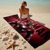 Iron Man Stylish Digital Printing Beach Towel Quick‑Drying Absorbent Blanket for Beach Pool Gym Travel