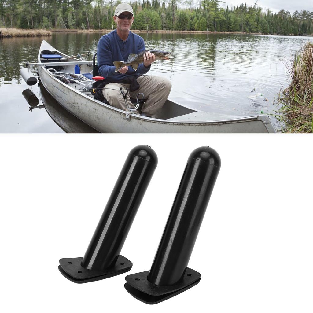 2Pcs Embedded Fishing Brackets Nylon Kayak Rod Holder Portable Flush Mount Fishing Rod Holder for Kayak Boat
