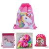Adorable Unicorn Drawstring Bag For Girls With Cute Cartoon Design For Travel And School