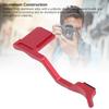 Camera Thumb Support Grip Hot Shoe Cover Camera Thumb Hand Grip Ergonomic  Fit Aluminum Alloy Anodized for Photography