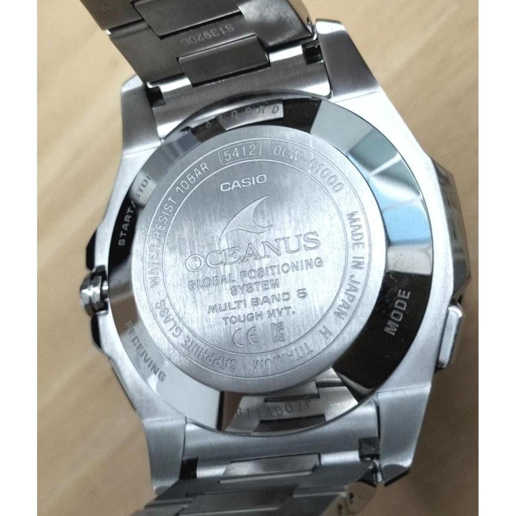 Used CASIO OCEANUS OCW-G1000 Quartz Analog Watch