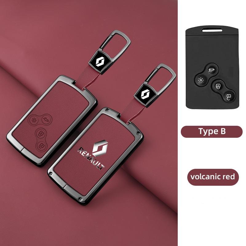 2026 Hot For Renault Interior Stickers Zinc Alloy Car Key Case Cover Shell For Renault Koleos Captur Kadjar Megane Clio Talisman