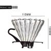 Kaffee Drip Glas Kaffeegießen Kaffee Filtration Barista Kaffee Brühbecher V02 Kaffee Trichter Filtrationsbecher 1-4 Tassen Premium